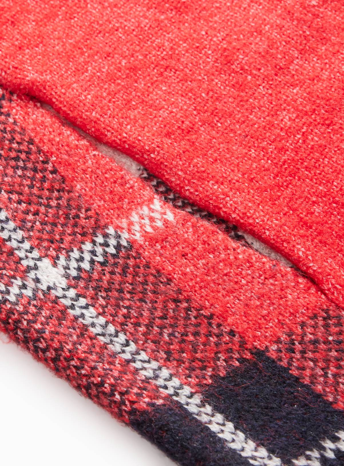 Family Matching Red Tartan Ho Ho Ho Christmas Dog Jumper S - Image 4